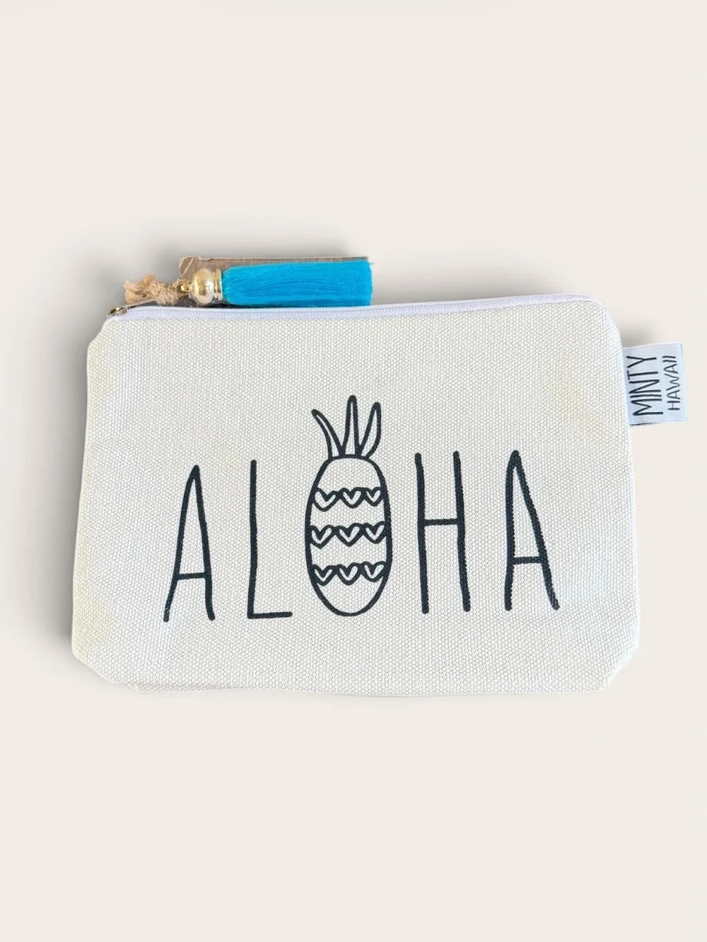 Minty Hawaii Aloha Cosmetic Bag